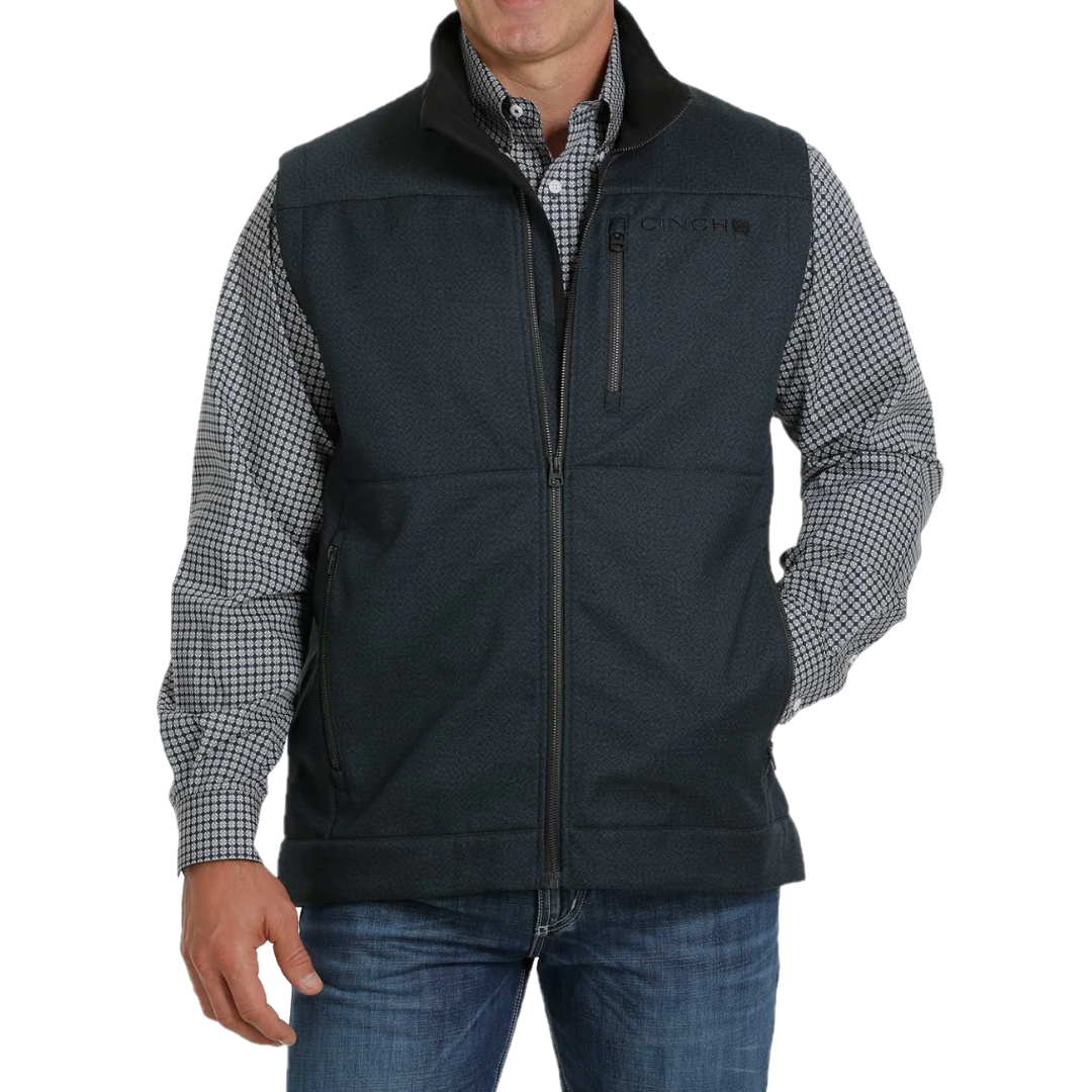 Wrangler Cinch Men's Bonded Navy Vest