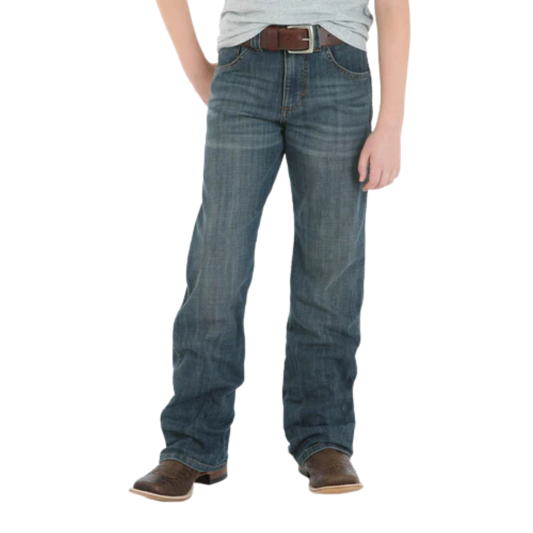 Wrangler Boy's Falls City Retro Relaxed Fit Bootcut Toddler Jeans