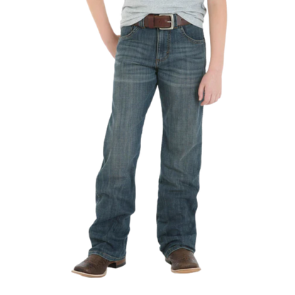 Wrangler Boy's Falls City Retro Relaxed Fit Bootcut Toddler Jeans