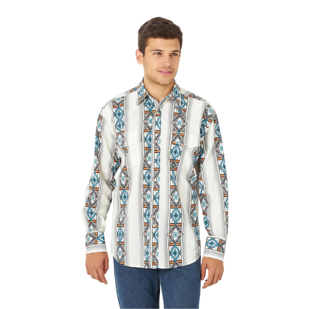 Wrangler Checotah Dress Western Long Sleeve Shirt