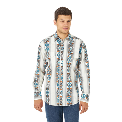 Wrangler Checotah Dress Western Long Sleeve Shirt