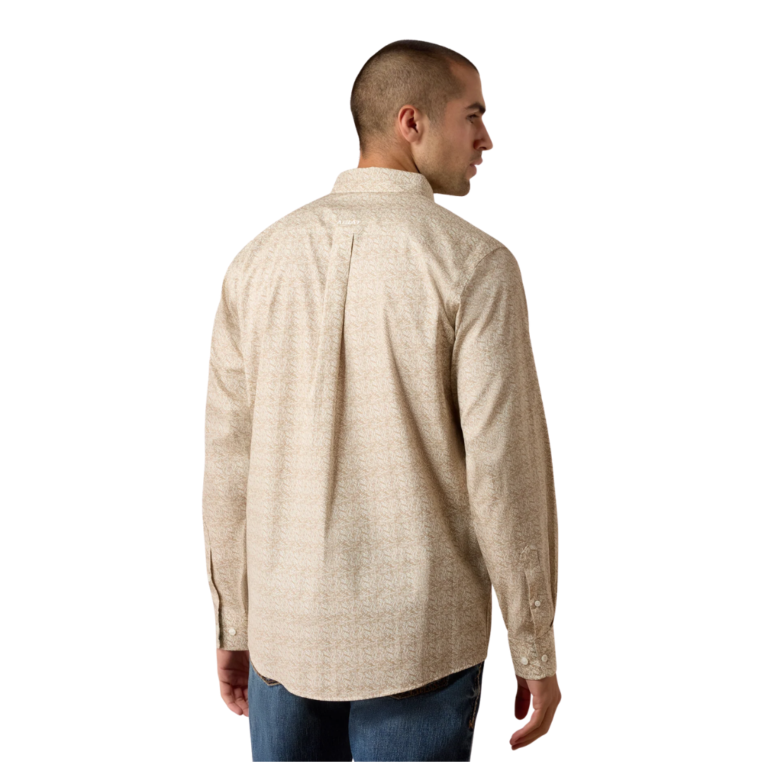 Ariat Men's Wrinkle Free Tan Shirt