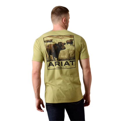 Ariat Men's Graphic Grazers Tent Green Tee
