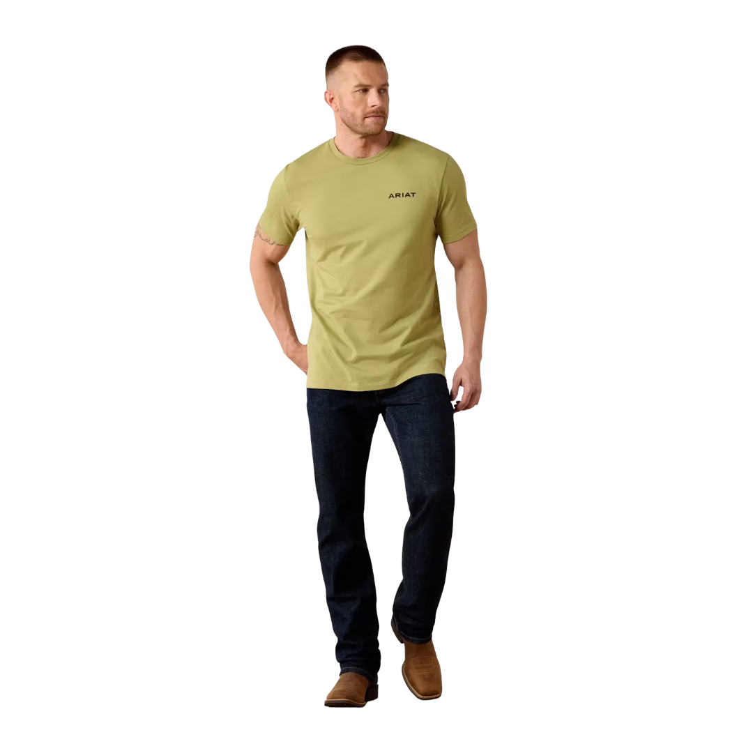 Ariat Men's Graphic Grazers Tent Green Tee