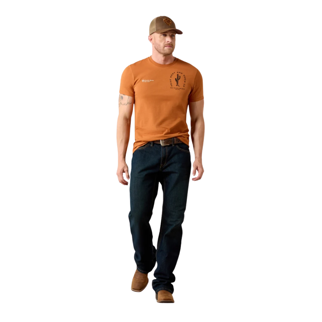 Ariat Men's Graphic Tobacco Tough Adobe Tee
