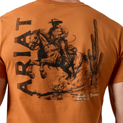 Ariat Men's Graphic Tobacco Tough Adobe Tee