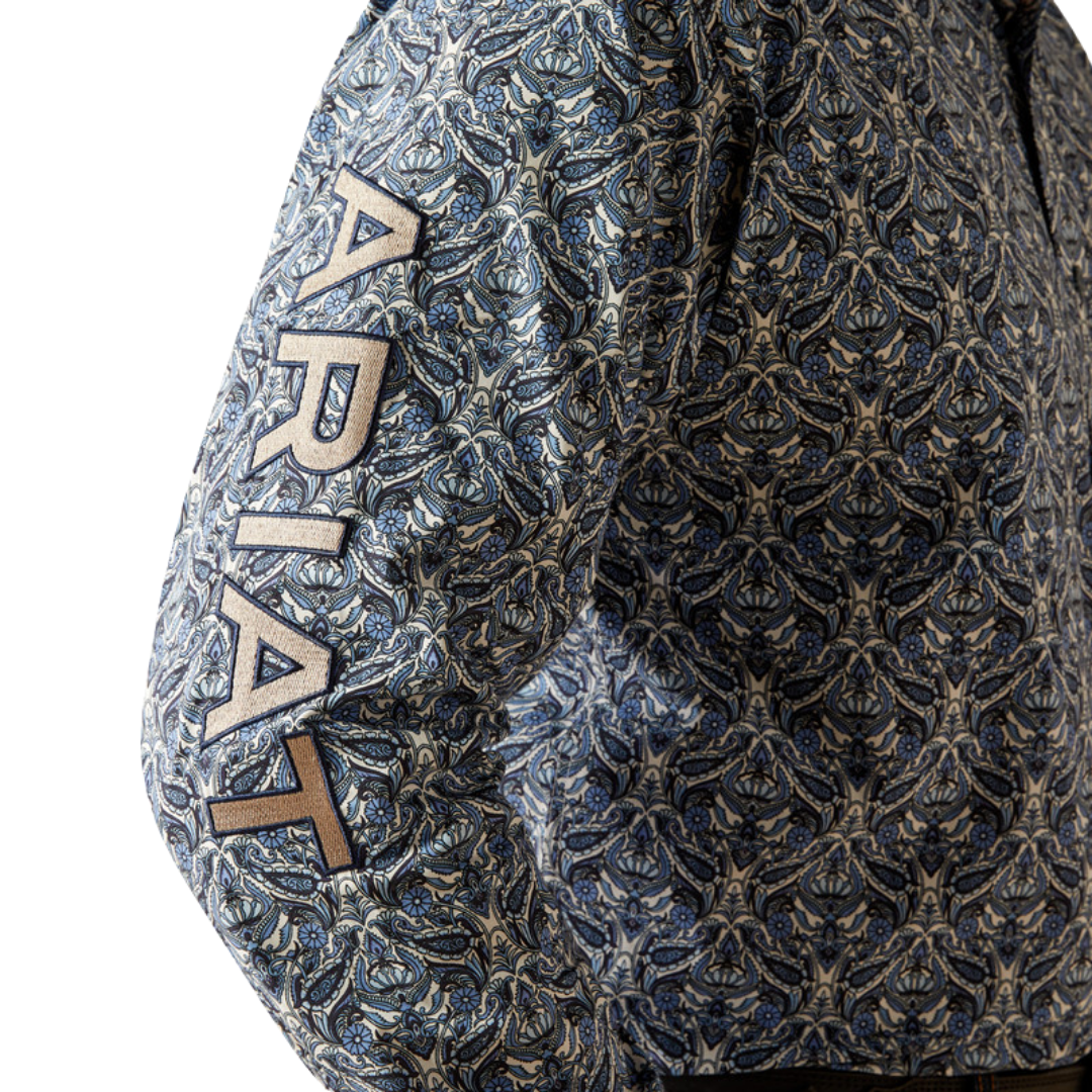 Ariat Men's Team Orlando Classic Fit Blue Shirt - Big