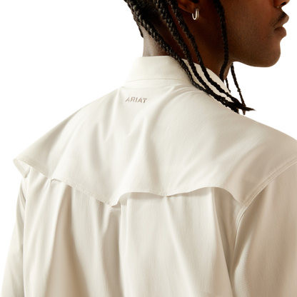 Ariat Men's Western VentTEK White Shirt - XS