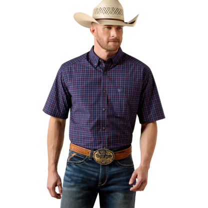 Ariat Men's Pro Series Bernard Classic Fit Blue Shirt