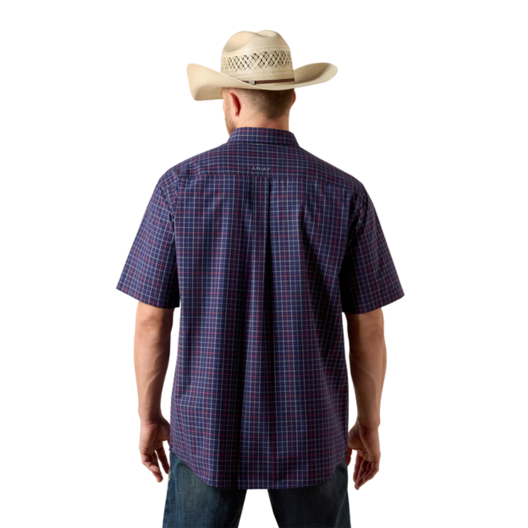 Ariat Men's Pro Series Bernard Classic Fit Blue Shirt
