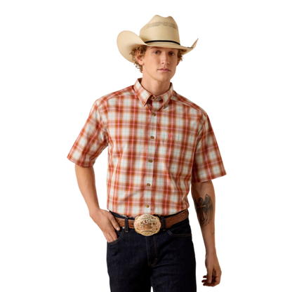 Ariat Men's Pro Series Ned Classic Fit Paprika Shirt
