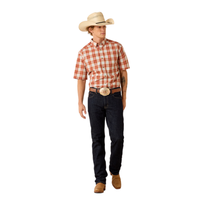 Ariat Men's Pro Series Ned Classic Fit Paprika Shirt