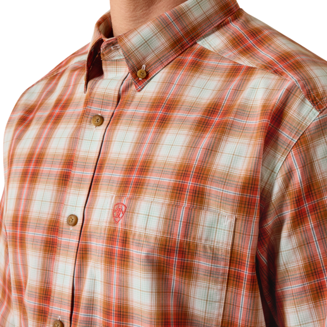 Ariat Men's Pro Series Ned Classic Fit Paprika Shirt