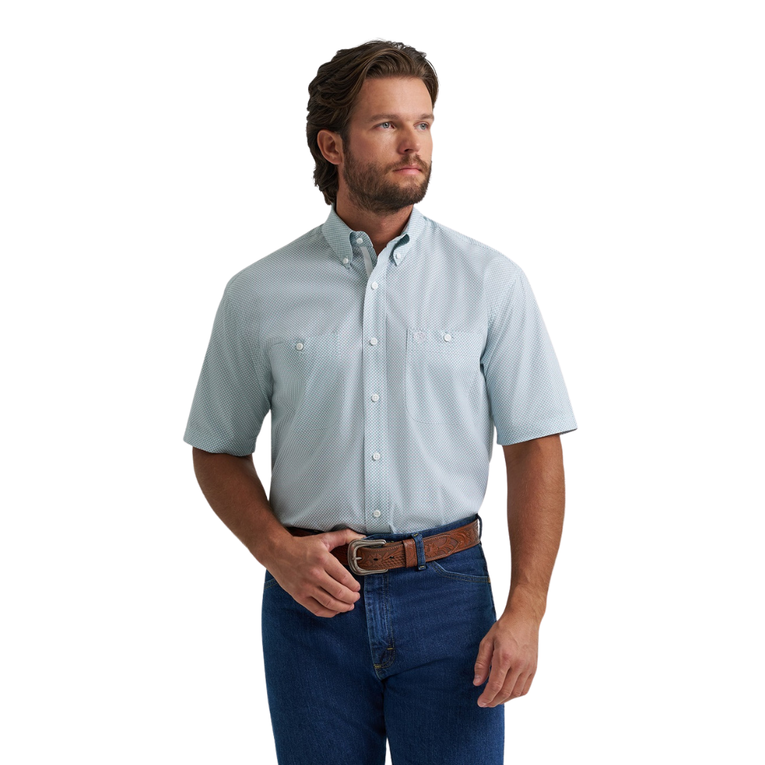 Wrangler Men's George Strait Grey Shirt