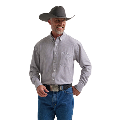 Wrangler Men's George Straight Blue Shirt