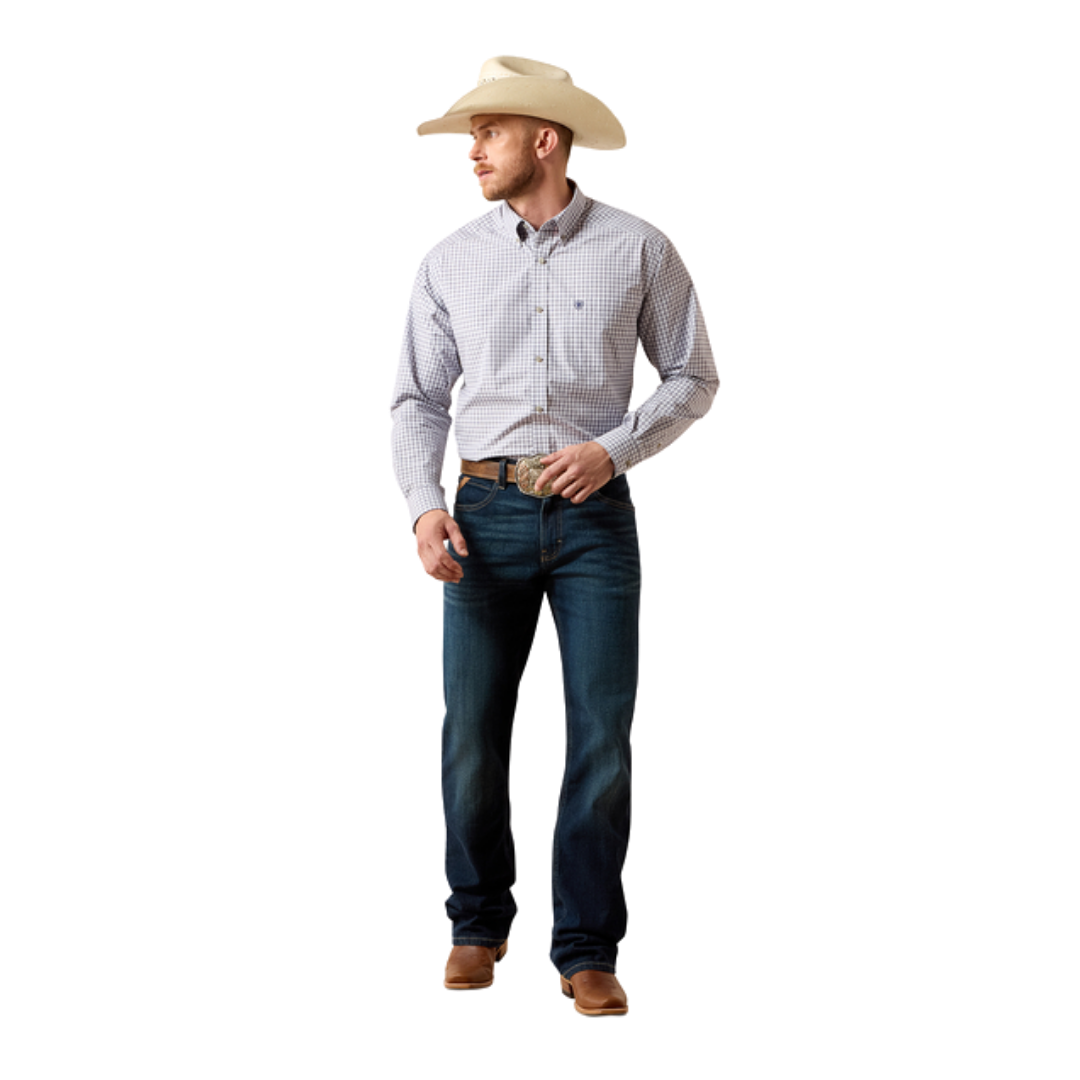 Ariat Men's Pro Series Blaire Classic Fit Grey Shirt