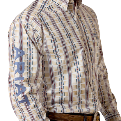 Ariat Men's Team Daniel Fit White Shirt