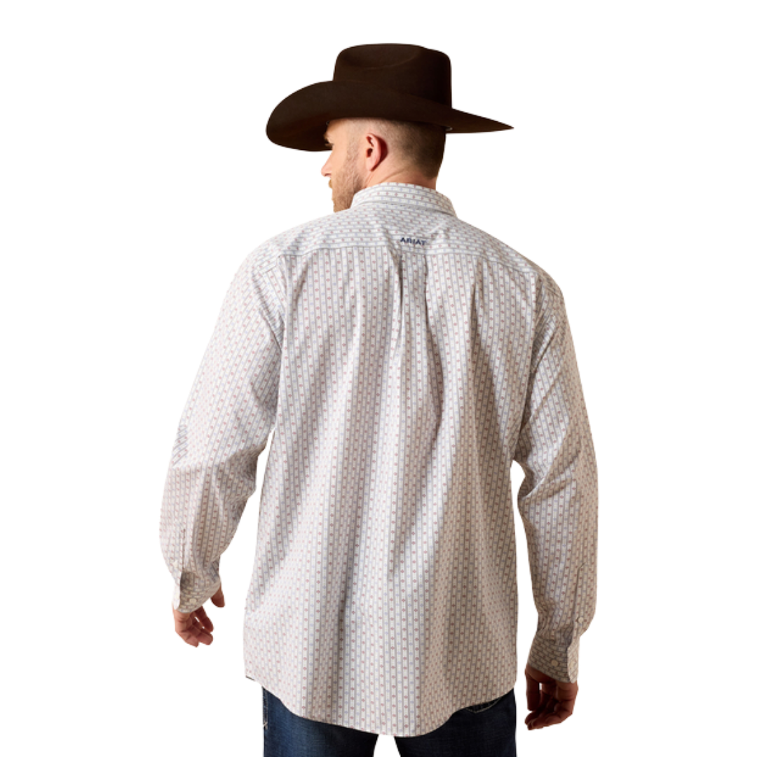 Ariat Men's Wrinkle Free Willke Classic White Shirt