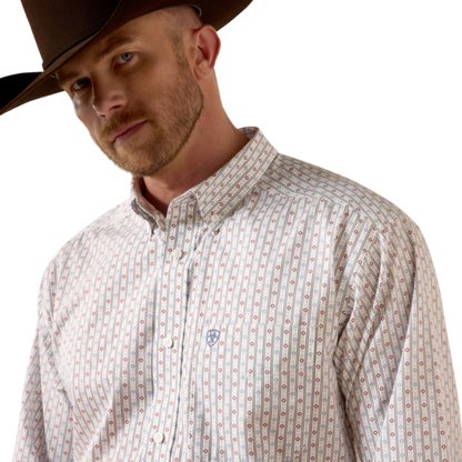 Ariat Men's Wrinkle Free Willke Classic White Shirt