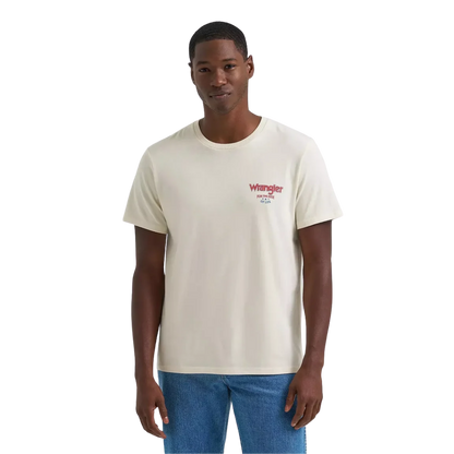 Wrangler Men's Graphic Antique White T-Shirt
