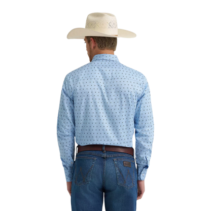 Wrangler Men's Cody Johnson Blue Shirt