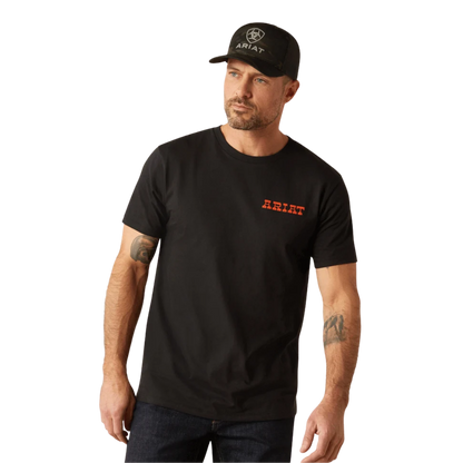 Ariat Men's Denim Badge Black Shirt