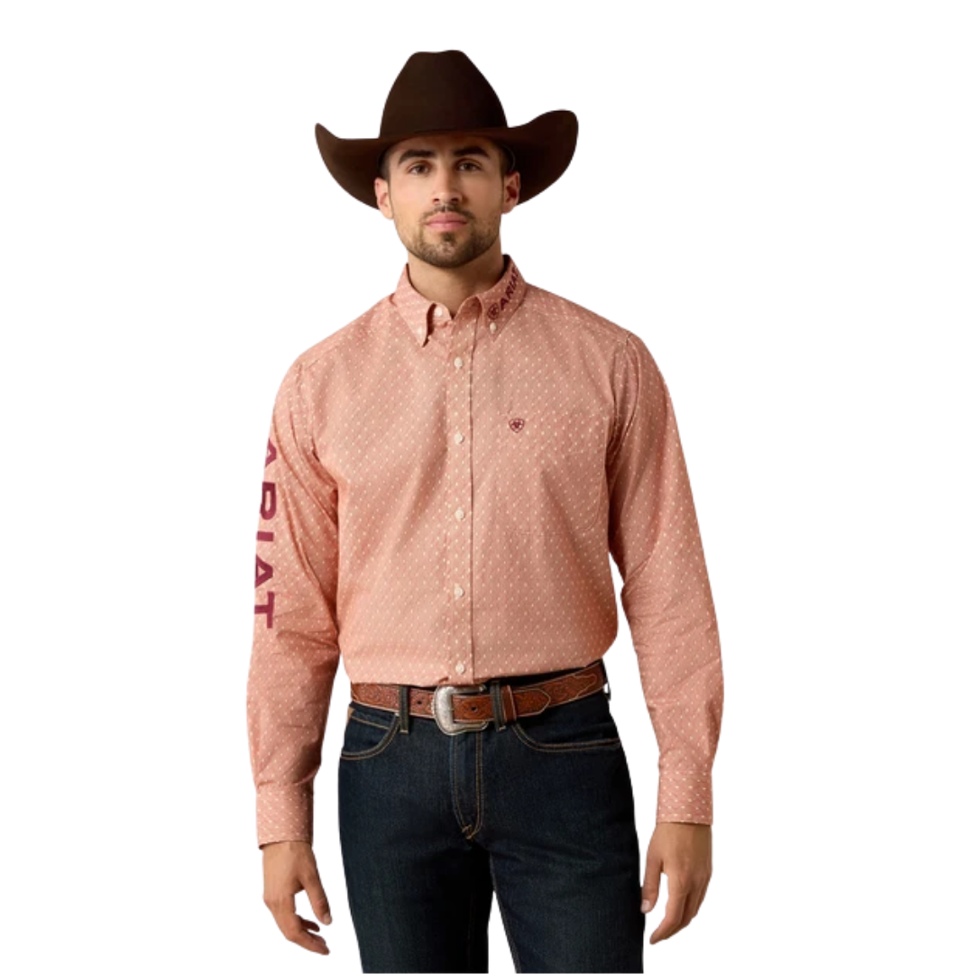 Ariat Men's Classic Serenity Team Pink Shirt