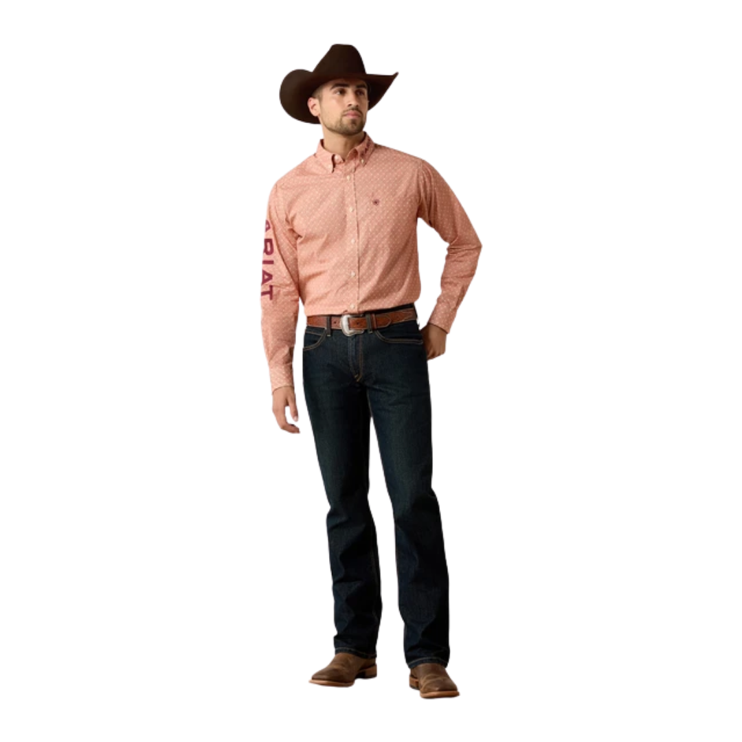 Ariat Men's Classic Serenity Team Pink Shirt
