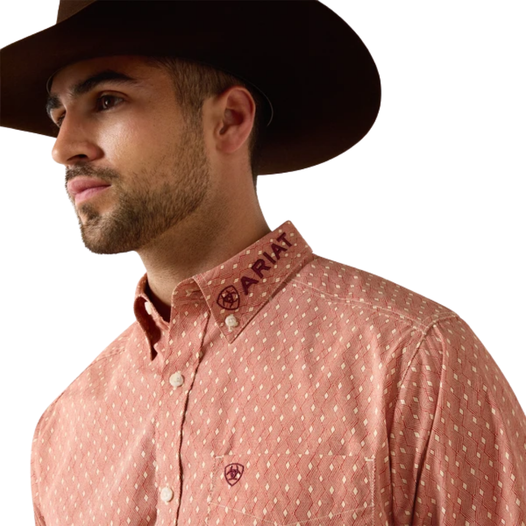 Ariat Men's Classic Serenity Team Pink Shirt