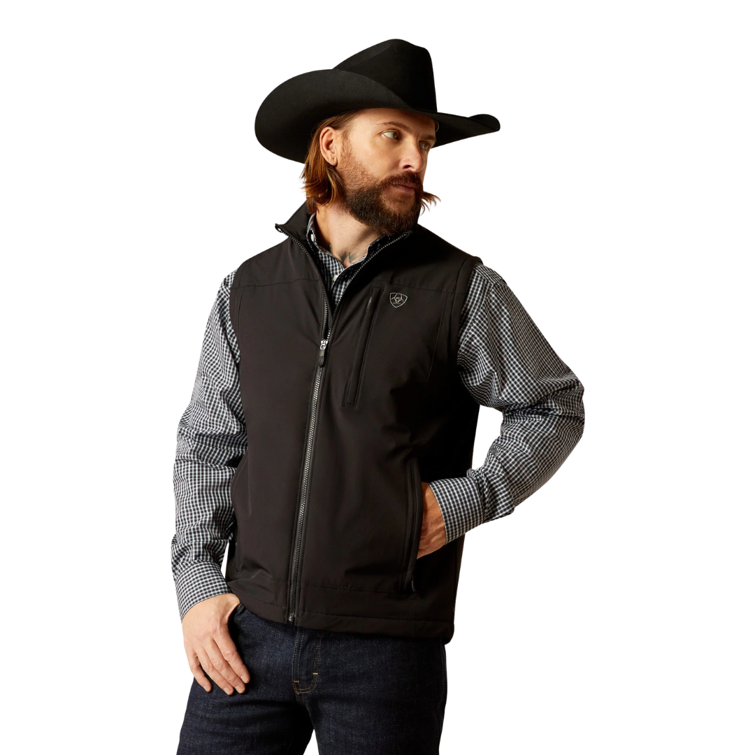 Ariat Men's Pioneer StretchSheell Black Vest