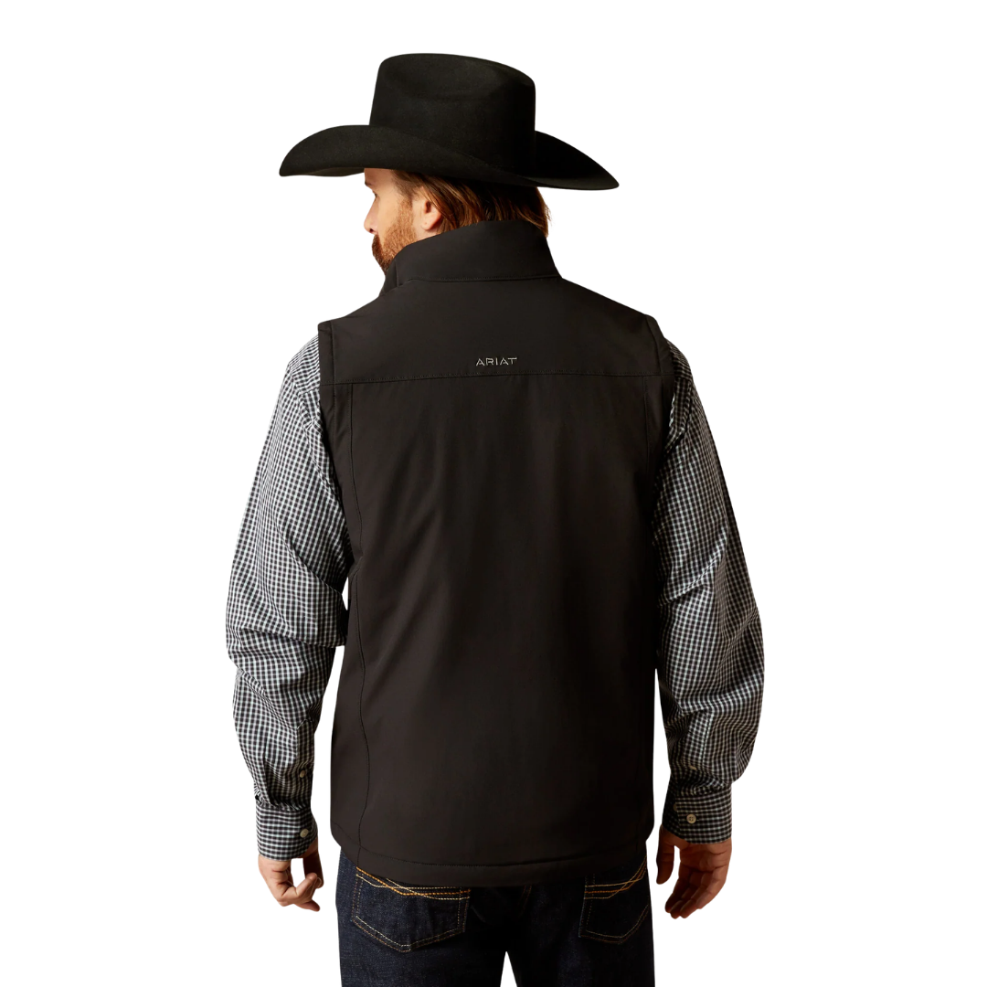 Ariat Men's Pioneer StretchSheell Black Vest