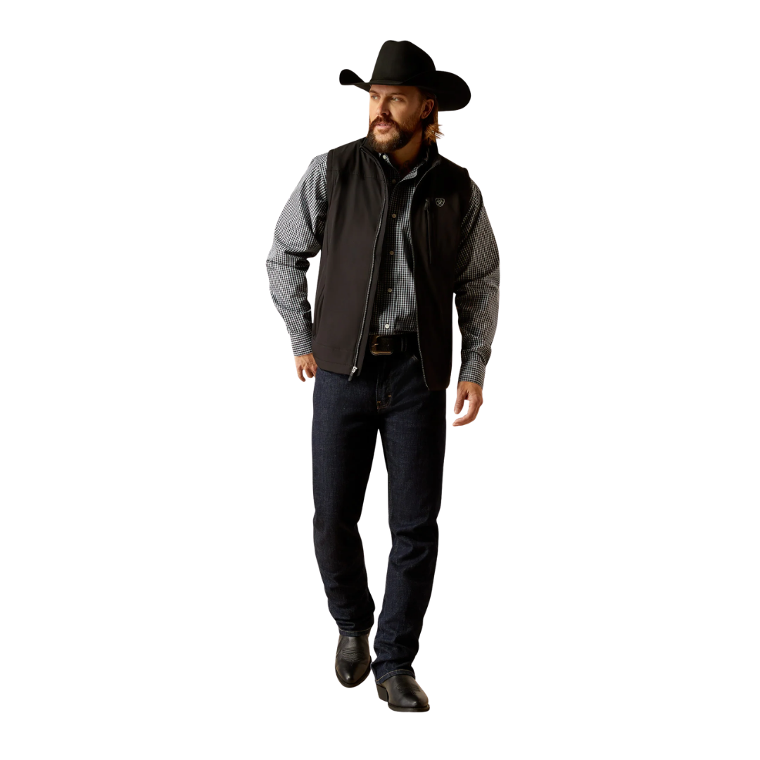 Ariat Men's Pioneer StretchSheell Black Vest