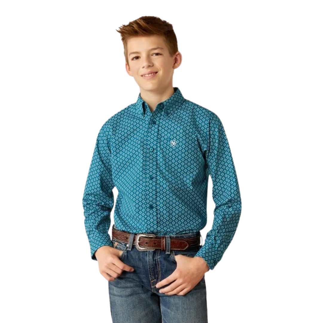 Ariat Youth Boy's Petey Classic Fit Shirt