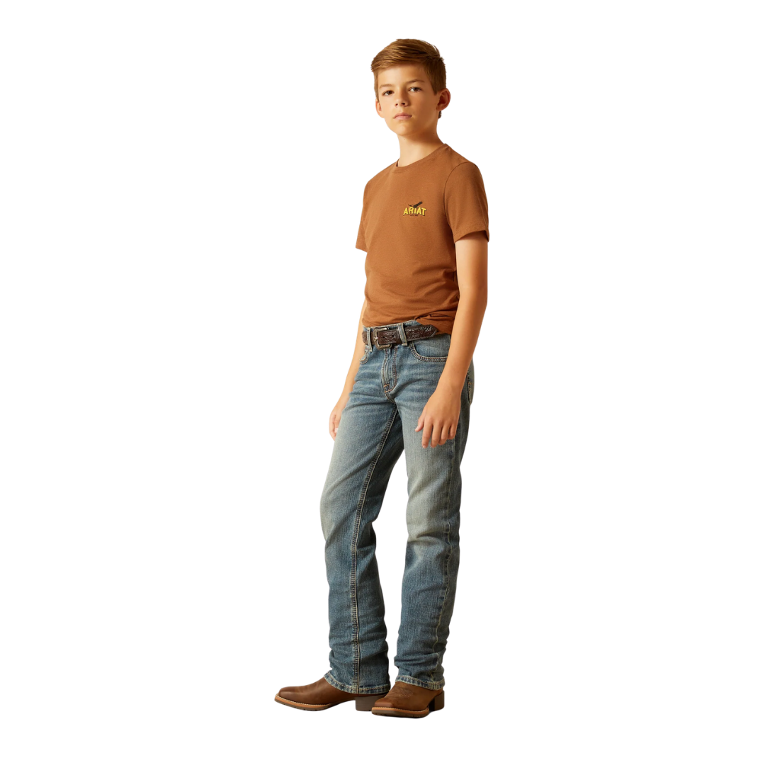 Ariat Youth Boy's B5 Slim Murphy Drifter Blue Jeans