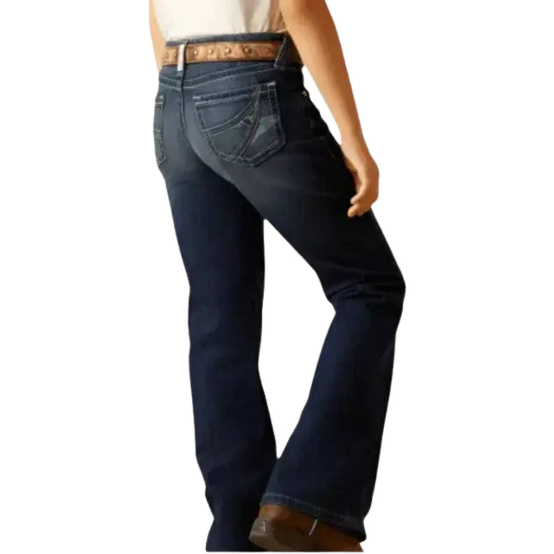 Ariat Youth Girl's Ariana Boot Cut Pacific Blue Jeans
