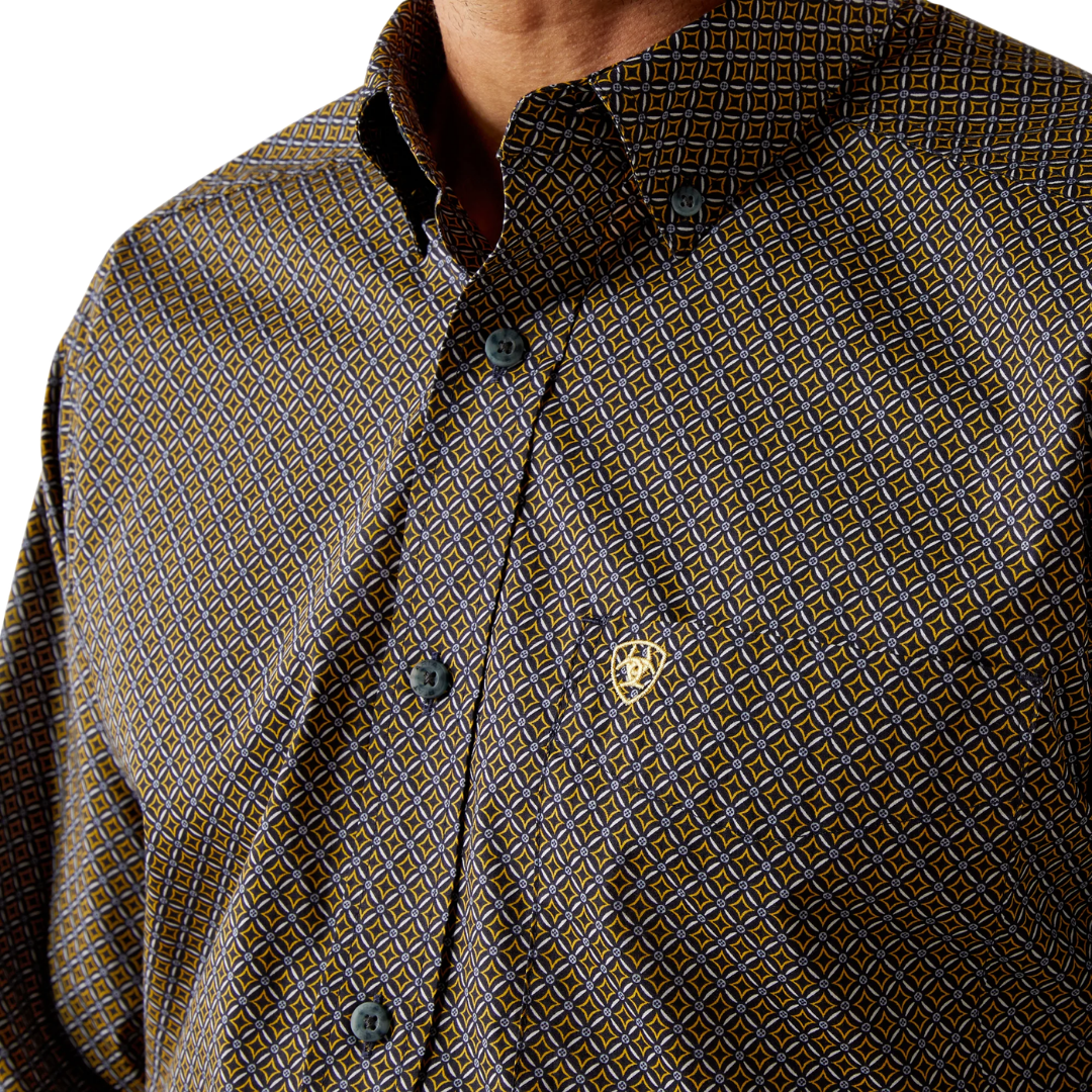 Ariat Men's Reagan Classic Fit Royal Blue Shirt