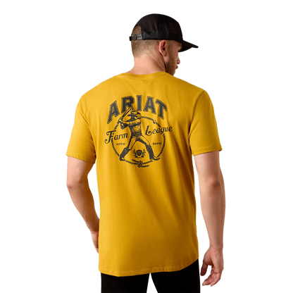 Ariat Men's Farm League Classic Yellow T-Shirt