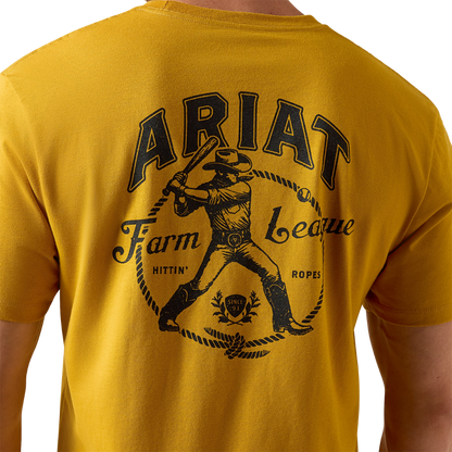 Ariat Men's Farm League Classic Yellow T-Shirt