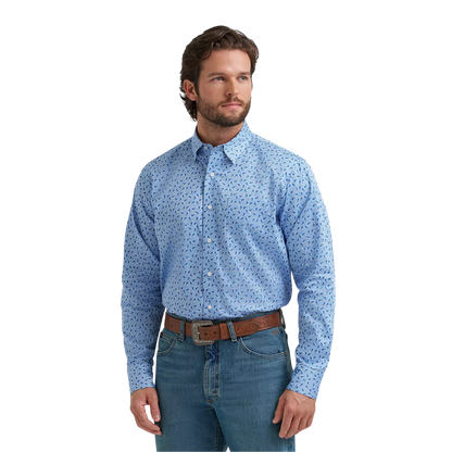 Wrangler Men's Cody Johnson Sky Paisley Shirt