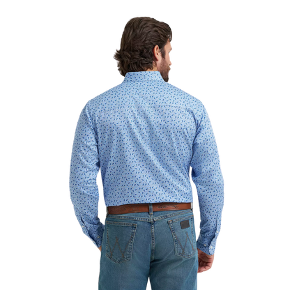 Wrangler Men's Cody Johnson Sky Paisley Shirt