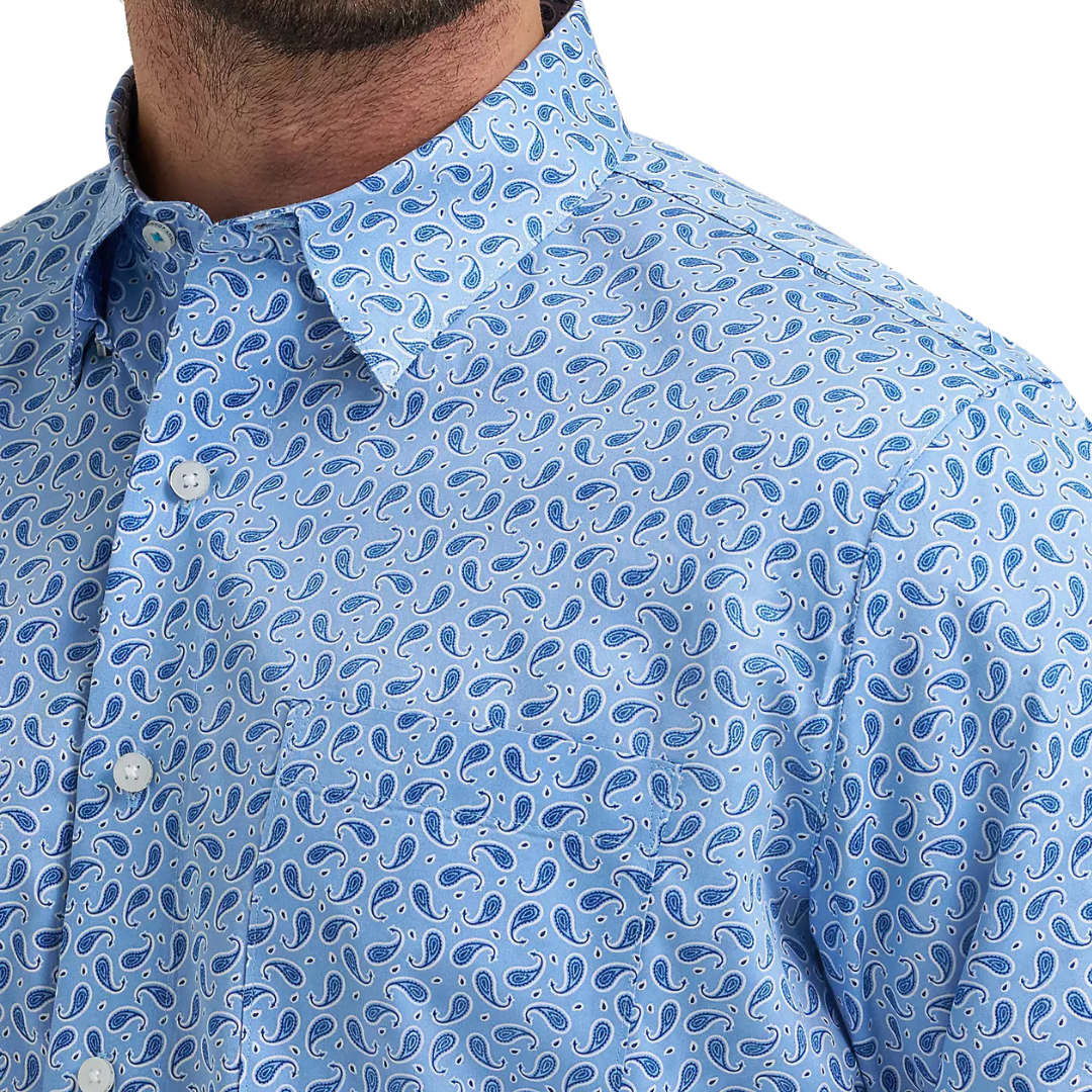 Wrangler Men's Cody Johnson Sky Paisley Shirt