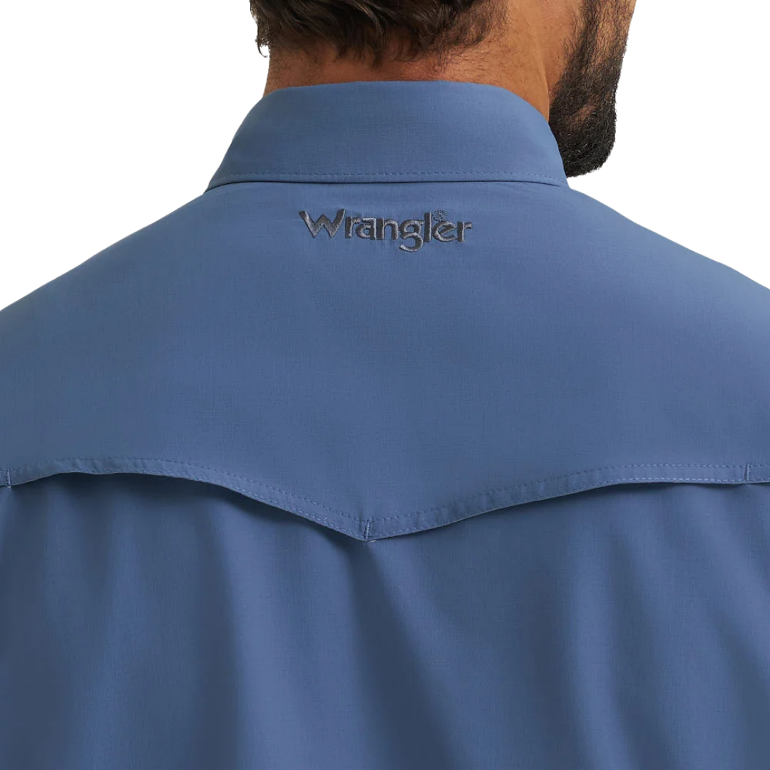 Wrangler Men's All Terrain Gear Vintage Indigo Shirt