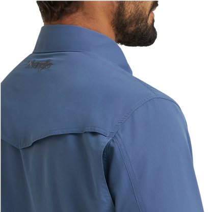 Wrangler Men's All Terrain Gear Vintage Indigo Shirt