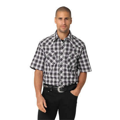 Wrangler Mens Western Multicolor Shirt