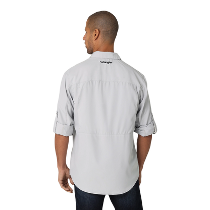 Wrangler Men's Performance Button White Shirt