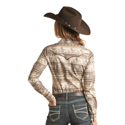Panhandle Slim Women's Western Multicolor Shirt