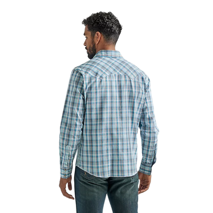 Wrangler Men's Fashion Western Snap Plaid Shirt