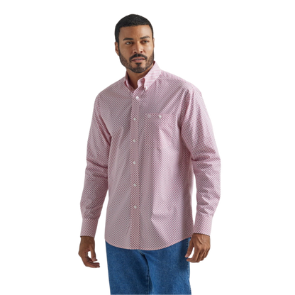 Wrangler Men's Classic Red Shirt - Big