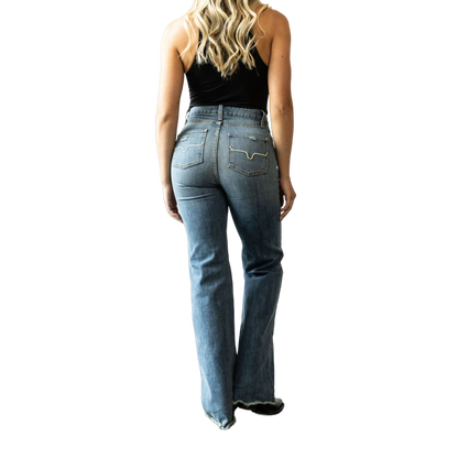 Kimes Ranch Women's High-rise Wide Leg Blue Jeans