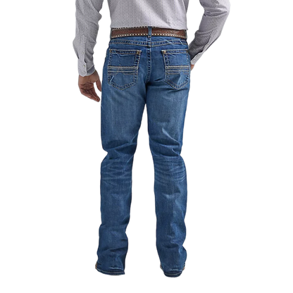 Wrangler Men's Rock 47 Slim Fit Blue Jeans